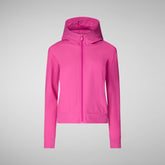 Women's Pear Hooded Jacket in Black | Save The Duck