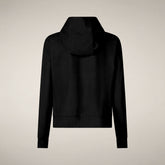 Women's Hoodie Pear in Black - FYI - Smartleisure Clothing Woman | Save The Duck