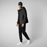 FAVOLUS:STD PULL HOMME PANTALON en PLEE en Noir - Athlétisme masculin | Save The Duck