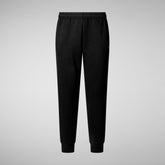 FAVOLUS:STD PULL HOMME PANTALON en PLEE en Noir | Save The Duck