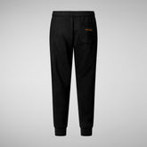 Men's basic jogger Favolus in black | Save The Duck