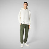 FAVOLUS : PULL STD HOMME PANTALON en PLEE en VERT MOUSSE - Pantalons pour hommes | Save The Duck