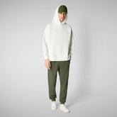 FAVOLUS : PULL STD HOMME PANTALON en PLEE en VERT MOUSSE - Athlétisme masculin | Save The Duck