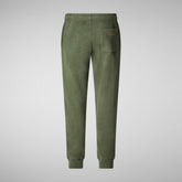 Men's basic jogger Favolus in moss green | Save The Duck