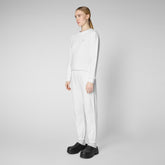 Women's Ligia Sweatshirt in White | Save The Duck