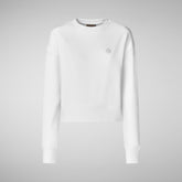 Women's Ligia Sweatshirt in White | Save The Duck