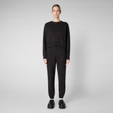 Women's Ligia Sweatshirt in Black - All Save The Duck Products | Save The Duck