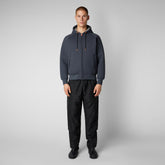 Men's Pileus Hoodie in Anthracite Grey | Save The Duck