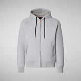 Men's Pileus Hoodie in Anthracite Grey | Save The Duck
