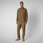 Men's sweater Luiz in husk green | Save The Duck