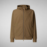 LUIZ: VESTE PULL STD HOMME en POTY en VERT HUSK | Sauvez le canard