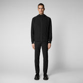 Veste à capuche Luiz pour hommes en noir - Collection Homme Printemps Été 2024 | Sauvez le canard