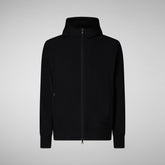 Men's Luiz Hooded Jacket in Smoked Grey | Save The Duck