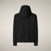 Men's Hoodie Luiz in Black - FYI - Smartleisure Clothing Man | Save The Duck