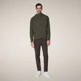 Men's Hoodie Luiz in Snake Green - FYI - Smartleisure Clothing Man | Save The Duck