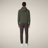 Men's Hoodie Luiz in Snake Green - FYI - Smartleisure Clothing Man | Save The Duck