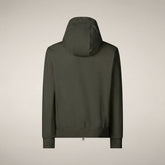 Men's Hoodie Luiz in Snake Green - FYI - Smartleisure Clothing Man | Save The Duck