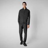 TULIO: STD SWEATER HOMME VESTE en POTY en Noir - Loisirs intelligents pour hommes | Save The Duck