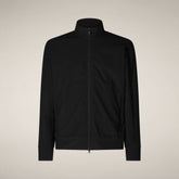 Men's Zip-Up Jacket Tulio in Black - FYI - Smartleisure Clothing Man | Save The Duck