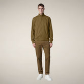 Men's parka Tulio in Bark green - Man Parka | Save The Duck