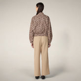 Women's Bomber Jacket Alana with leopard print - Smartleisure Clothing Woman | Save The Duck