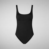 Women's Nikaia Swimsuit in Black - All Save The Duck Products | Save The Duck