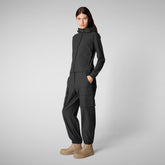 Women's cargo pants Gosy in black - Women's Smartleisure | Save The Duck