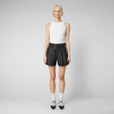 Women's Noy Shorts in Black - Women's Pants & Skirts | Save The Duck