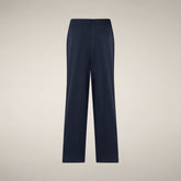 Women's Chino Pants Gita in Navy Blue - ASAP - Smartleisure - ASAP Woman | Save The Duck