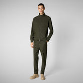 STEVE L.32:PULL STD HOMME PANTALON en POTY en TERRE VERTE | Sauvez le canard