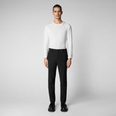Men's Steve Slim Fit Pants (L 32) in Black - New In Men's | Save The Duck