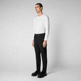 Men's Steve Slim Fit Pants (L 32) in Black - New In Men's | Save The Duck