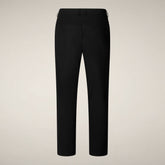 Men's Slim Fit Chino Pants Steve L.32 in Black - FYI - Smartleisure Clothing Man | Save The Duck