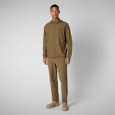 COLT L.32:STD SWEATER MAN PANTALON en POTY en HUSK GREEN - Loisirs intelligents pour hommes | Save The Duck