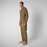 COLT L.32:STD SWEATER MAN PANTALON en POTY en HUSK GREEN - Loisirs intelligents pour hommes | Save The Duck