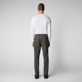 Men's Colt Standard Fit Pants L 32 in Smoked Grey - Men's Pants | Save The Duck