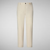 Men's Colt Standard Fit Pants L 32 in Smoked Grey | Save The Duck