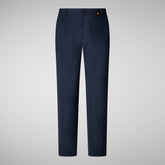 Men's Colt Standard Fit Pants L 32 in Smoked Grey | Save The Duck