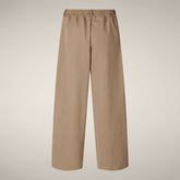 Women's Pants Eugenia in Stardust Beige - ASAP - Smartleisure Clothing Woman | Save The Duck