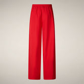 Women's pants yenna in red - Smartleisure Clothing Woman | Save The Duck