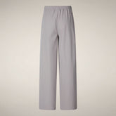 Women's pants yenna in iron grey and rainy beige - Smartleisure Clothing Woman | Save The Duck