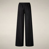 Women's Wide Pants Yenna in Black - OMW - Smartleisure Clothing Woman | Save The Duck