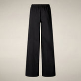 Women's Wide Pants Yenna in Black - OMW - Smartleisure Clothing Woman | Save The Duck