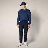 Men's Slim Pants Corbin L.32 in Navy Blue - ASAP - Smartleisure Clothing Man | Save The Duck