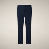 Men's Slim Pants Corbin L.32 in Navy Blue - ASAP - Smartleisure Clothing Man | Save The Duck