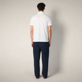 Men's Polo Clay in Off White - Smartleisure Clothing Woman | Save The Duck