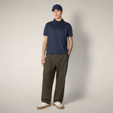 Men's Polo Clay in Navy Blue - Smartleisure Clothing Woman | Save The Duck