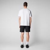 Men's Adelmar T-Shirt in White - Men's Athleisure | Save The Duck