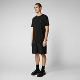 Men's Adelmar T-Shirt in Black - T-Shirt & Polo Collection | Save The Duck