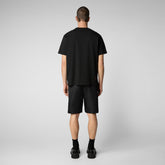 Men's Adelmar T-Shirt in Black - Men's Athleisure | Save The Duck